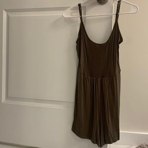 Cute size 2 Calvin Klein olive romper